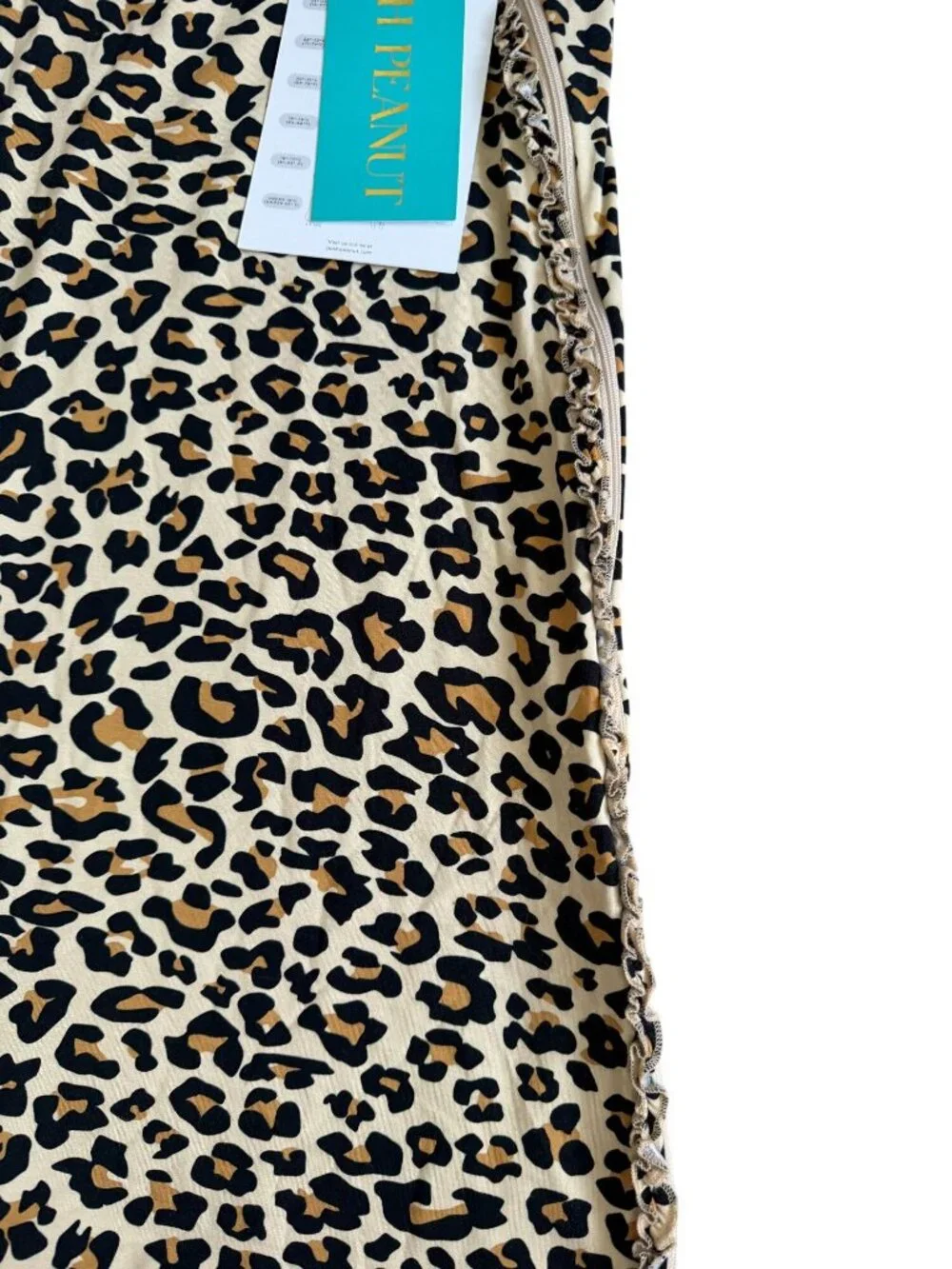 POSH PEANUT Lana Leopard Print Sleep Bag Sack Size 0-6 Months NEW NWT